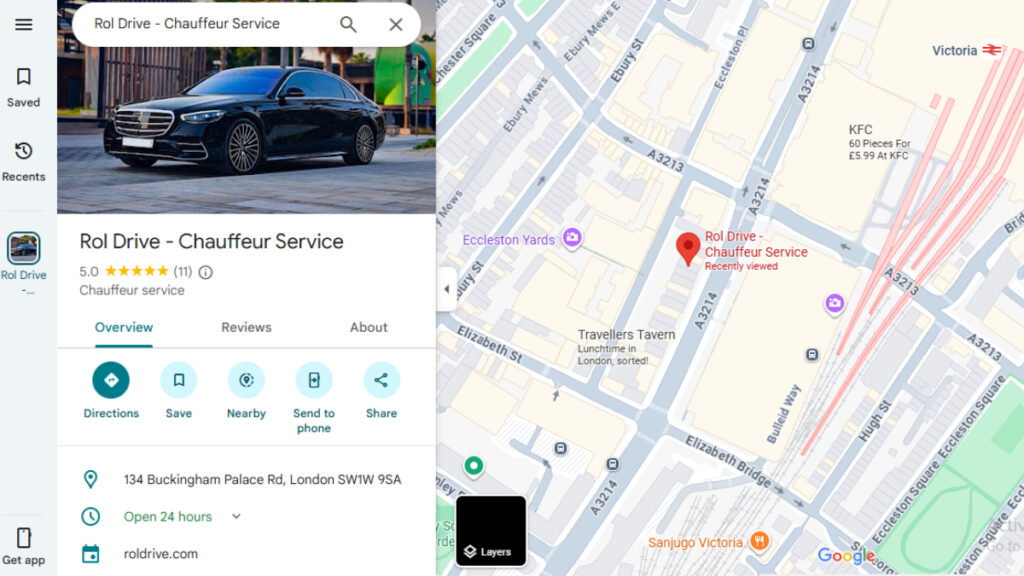 Check the Google Knowledge Panel and Map Pack