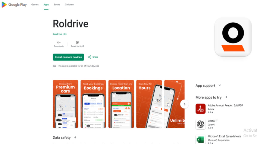 Finding and verifying the Rol Drive app
