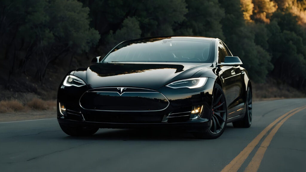 Tesla Model S chauffeur service in London